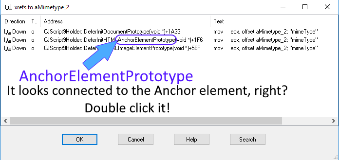 IDA References popUp